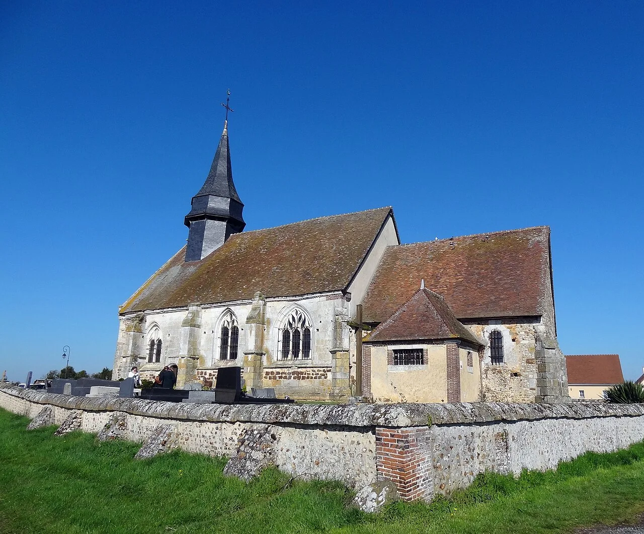 Église Notre-Dame à Dame-Marie (Eure), XIIe siècle.